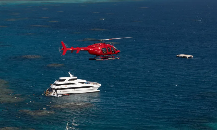 Great Barrier Reef Tour & Scenic Helicopter Flight Cairns | Experience Oz