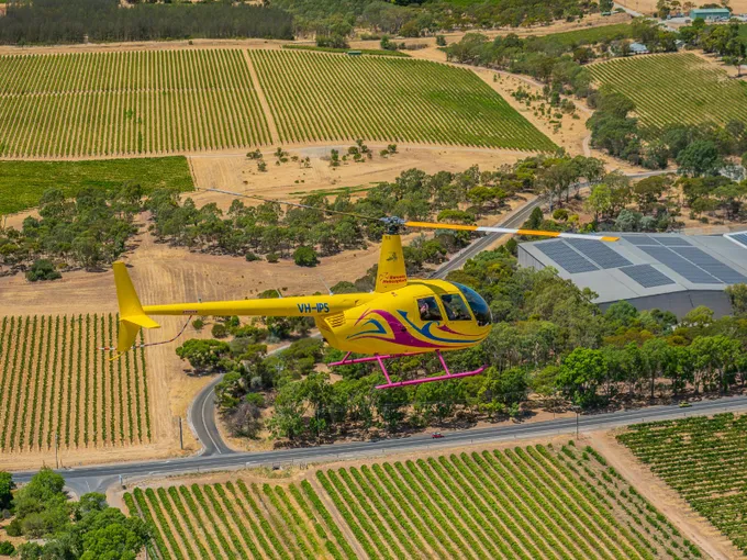 Scenic Helicopter Flight & Outback Pub Experience - Barossa Valley - For 2