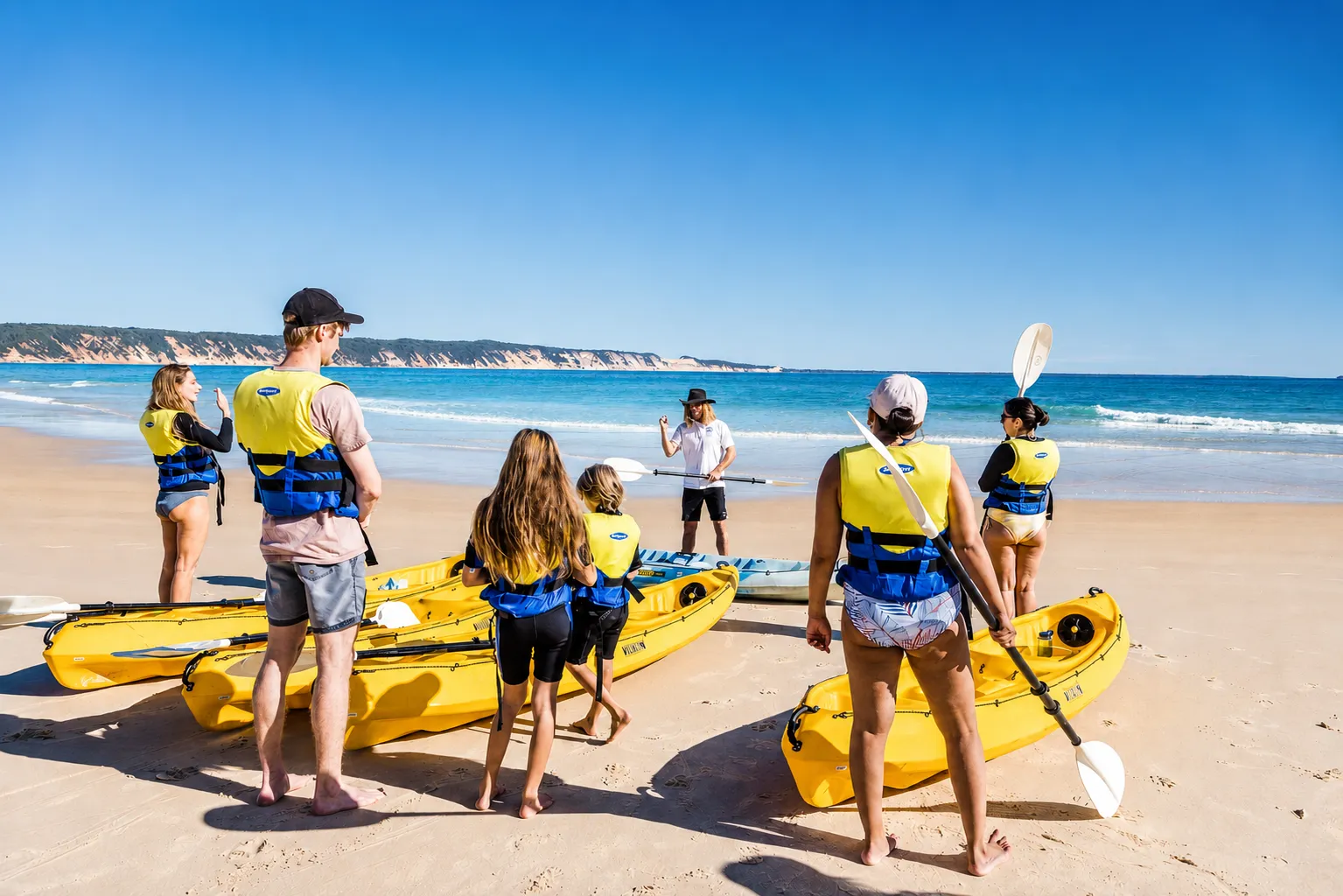 Dolphin Ocean Kayak Tour & Beach 4X4 Adventure - Noosa - Book Now | Experience Oz-6
