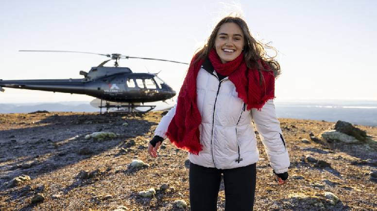 Mount Tarawera Helicopter Landing & Guided Walk