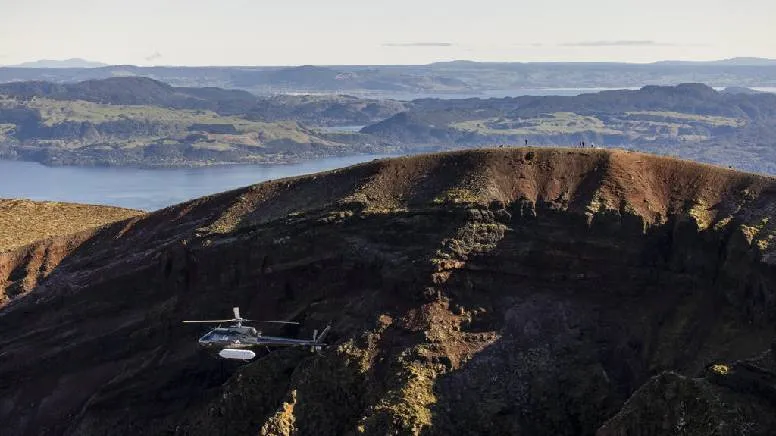 Helicopter Flight,  Landing & Guided Walk - Mount Tarawera 