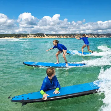 Learn To Surf Australia's Longest Wave at Double Island Point Departing Noosa