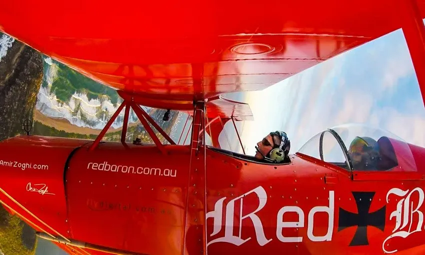 Open Cockpit Biplane Flight, 60 minutes - Sydney and Northern Beaches