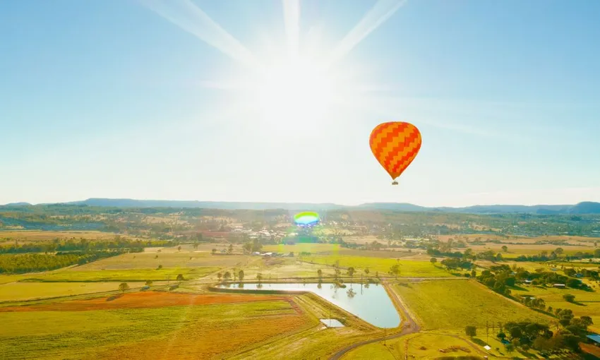 Hot Air Balloon Gold Coast + FREE iFLY indoor skydiving