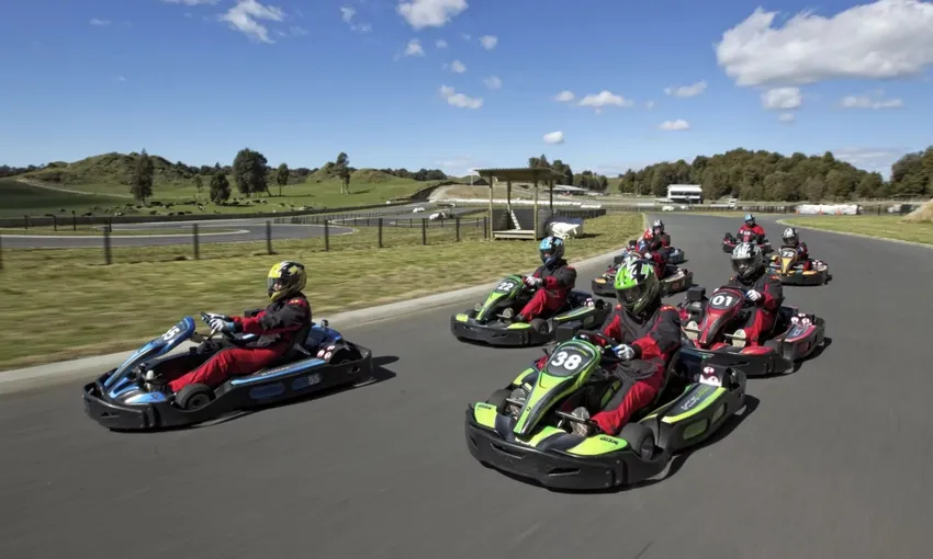 Outdoor Go Karting Circuit, 30 Minutes - Rotorua