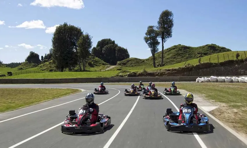 Outdoor Go Karting Circuit, 30 Minutes - Rotorua