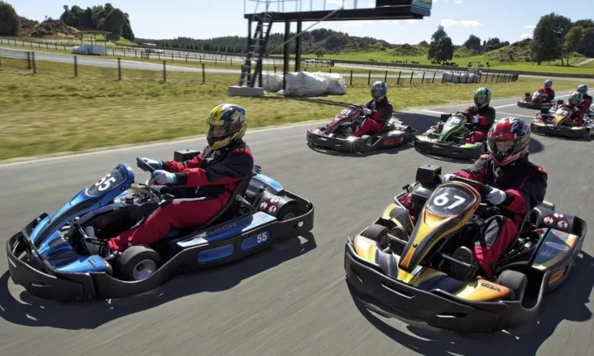 Outdoor Go Karting Circuit, 30 Minutes - Rotorua