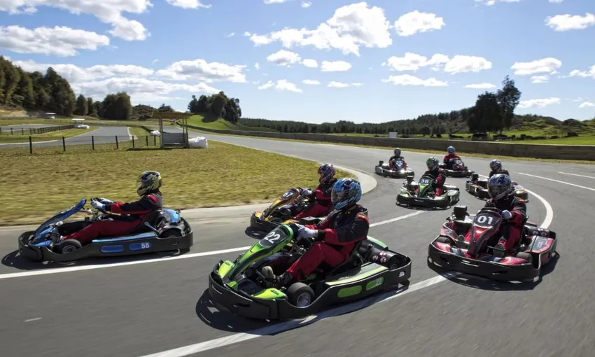 Outdoor Go Karting Circuit, 30 Minutes - Rotorua