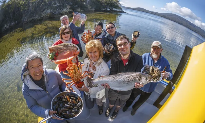 Gourmet Tasmanian Seafood Seduction Cruise from Hobart | Experience Oz