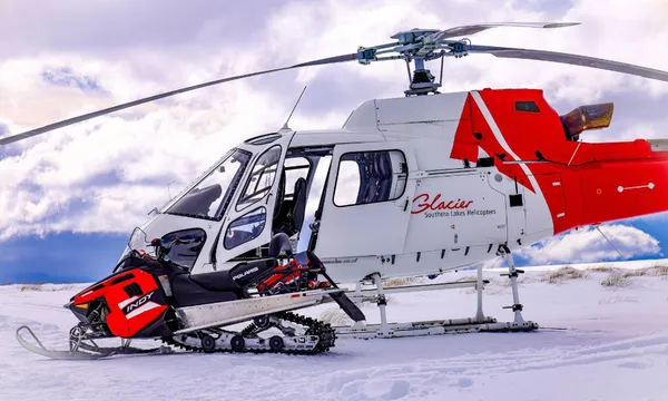 Queenstown Snowmobile Adventure with Helicopter Flight