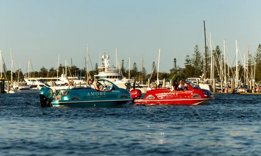 Skippered Fiat 500 Boat Tour - Gold Coast - 1 Hour | Experience Oz