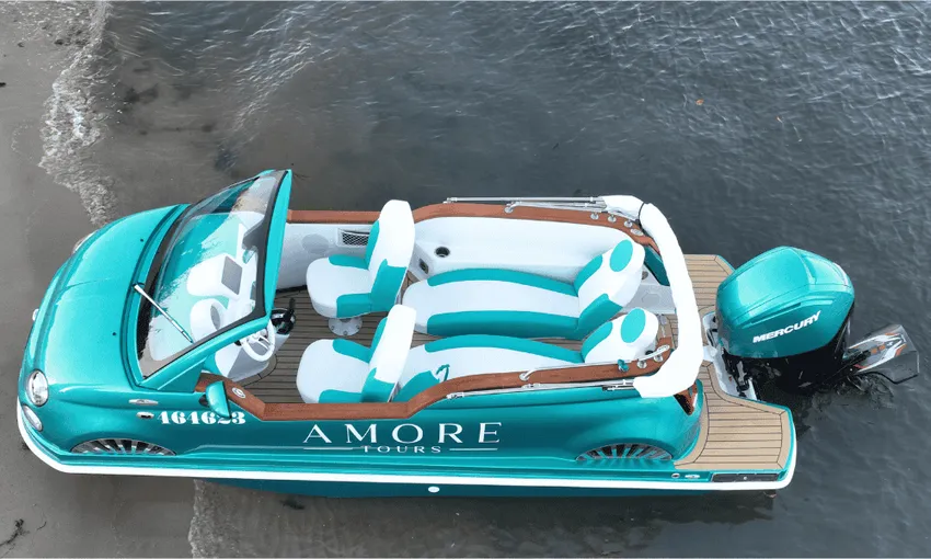 Fiat 500 Boat Tour Gold Coast - 90 Minutes | Experience Oz