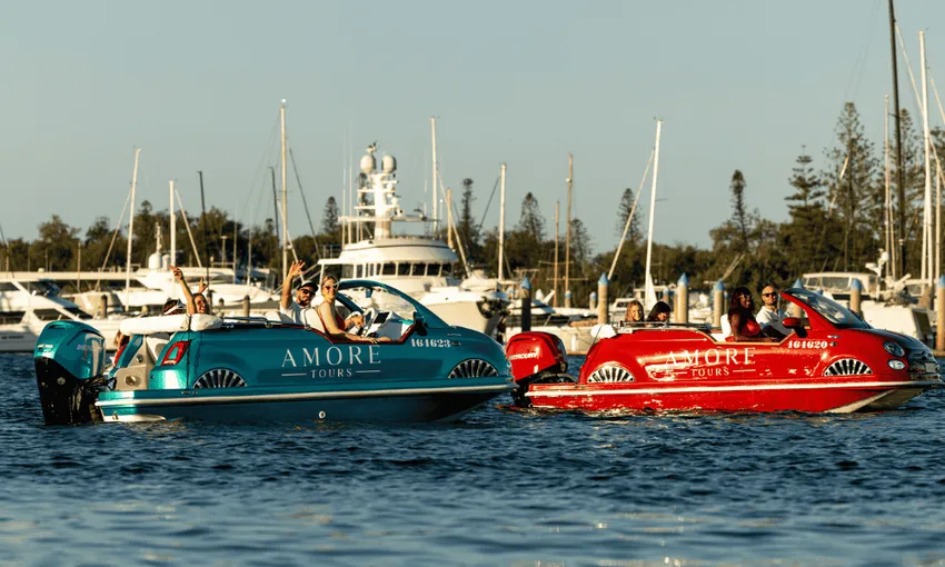 Fiat 500 Boat Tour Gold Coast - 90 Minutes | Experience Oz