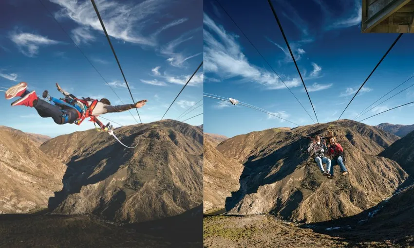 Nevis Catapult and Swing Combo | Experience Oz