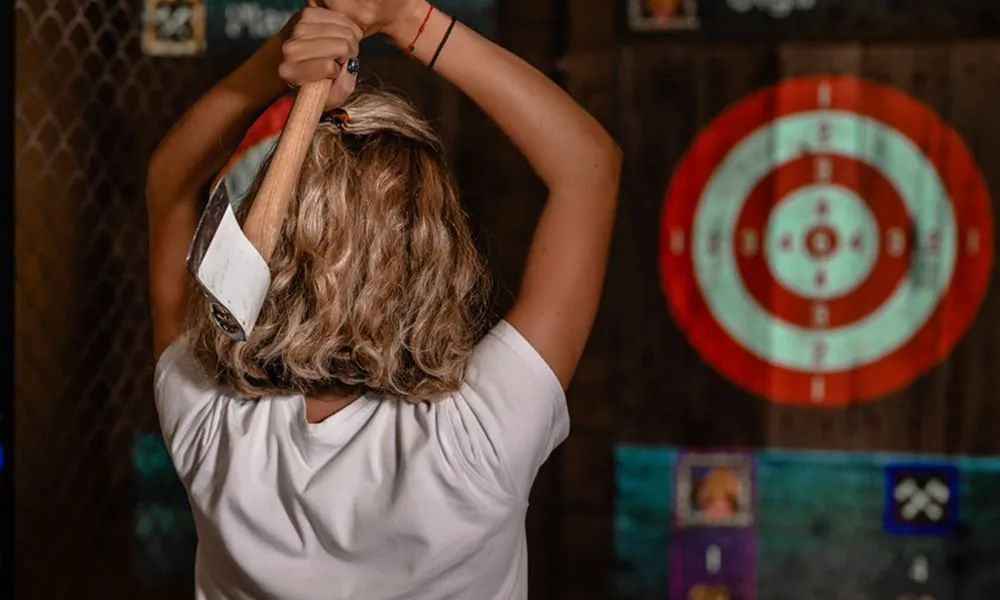 Axe Throwing at The Big Banana Fun Park | Experience Oz-1