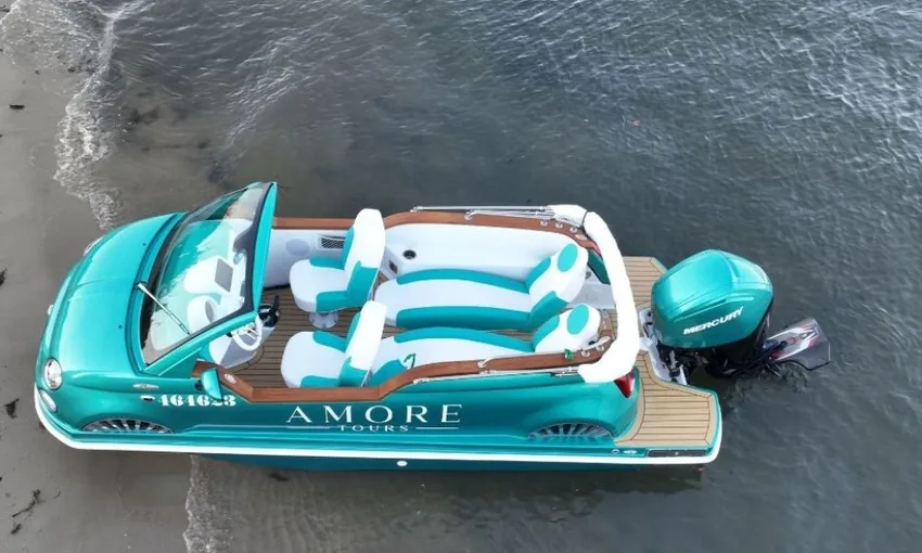 Gold Coast Fiat 500 Boat Sunset Tour - 2 Hours