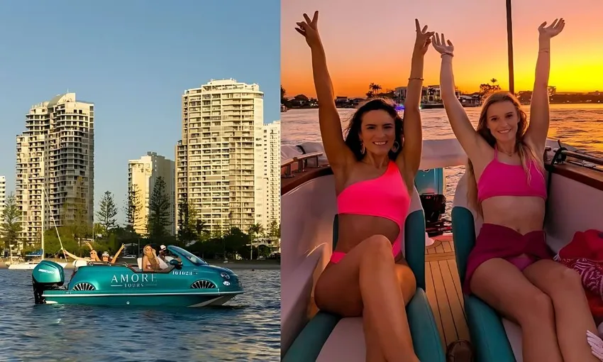 Gold Coast Fiat 500 Boat Sunset Tour - 2 Hours