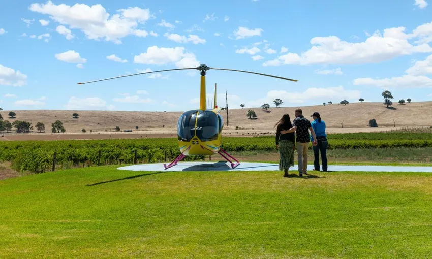 Barossa Valley Private Helicopter Taste of Flight - For up to 3