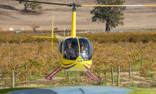 Barossa Valley Private Helicopter Taste of Flight - For up to 3