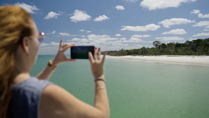 K’gari Boom Net Sightseeing Cruise - 3 Hours | Experience Oz
