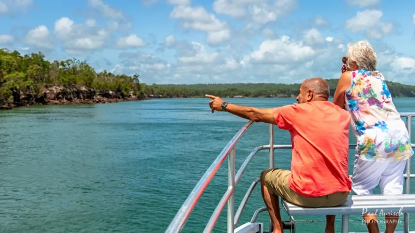 K’gari Boom Net Sightseeing Cruise - 3 Hours | Experience Oz