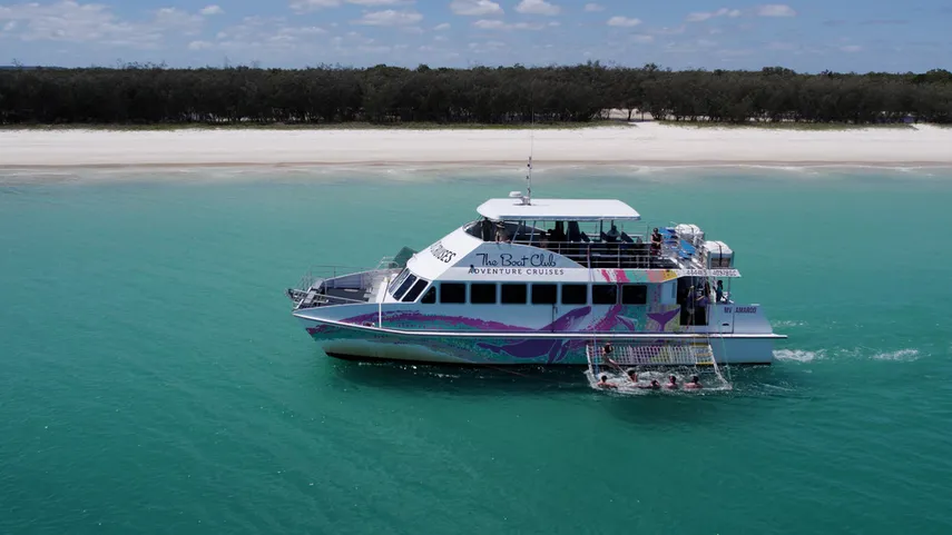 K’gari Boom Net Sightseeing Cruise - 3 Hours | Experience Oz