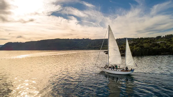 Lake Taupo Sunset & Maori Rock Carvings Cruise - 2.5 Hours
