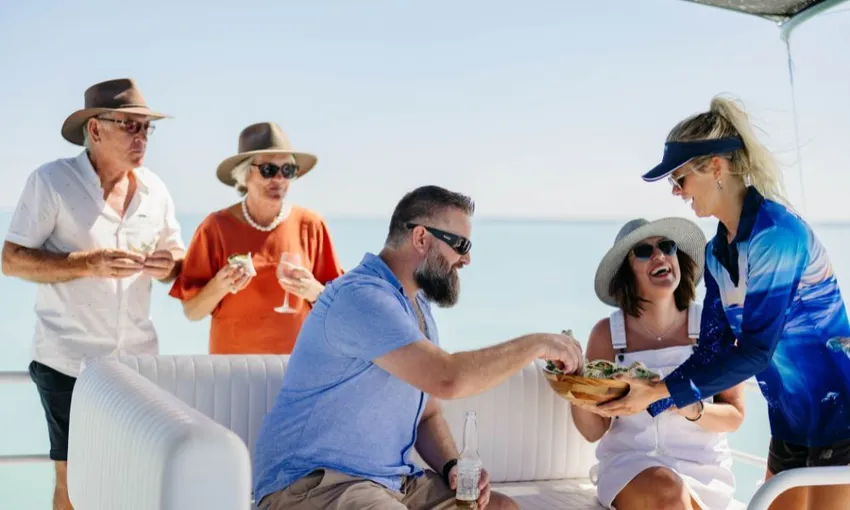 Broome Sunset Whale Watching Cruise with Platter - Half Day