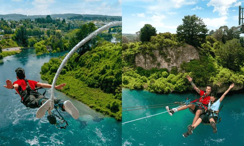 Taupo Bungy and Swing Combo with AJ Hackett