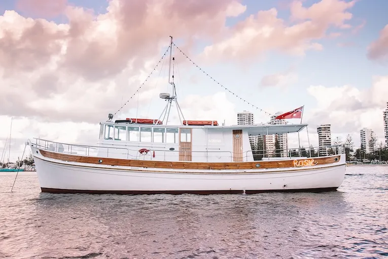 Gold Coast Vintage Private Charter Boat Experience