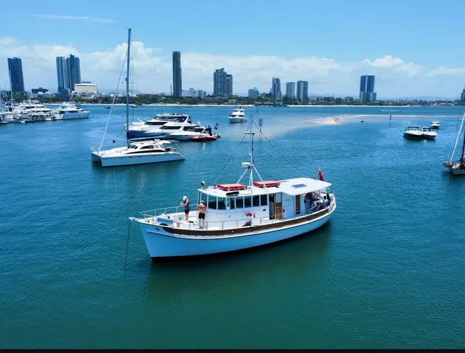 Gold Coast Vintage Private Charter Boat Experience
