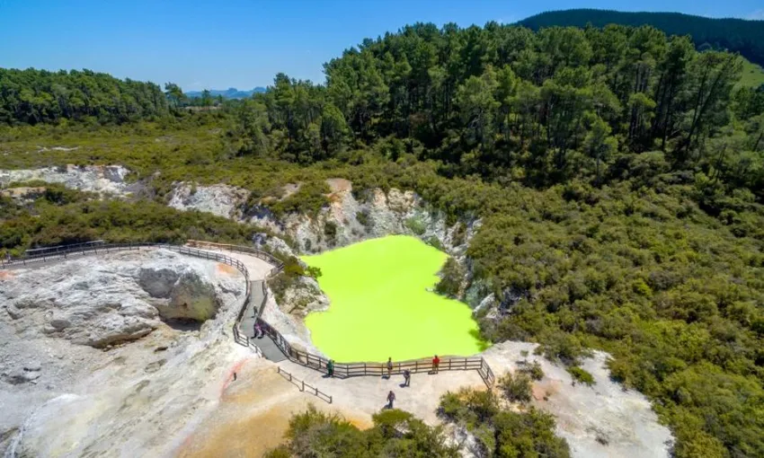 Rotorua Day Tour to Wai-O-Tapu & Redwoods | Experience Oz + NZ