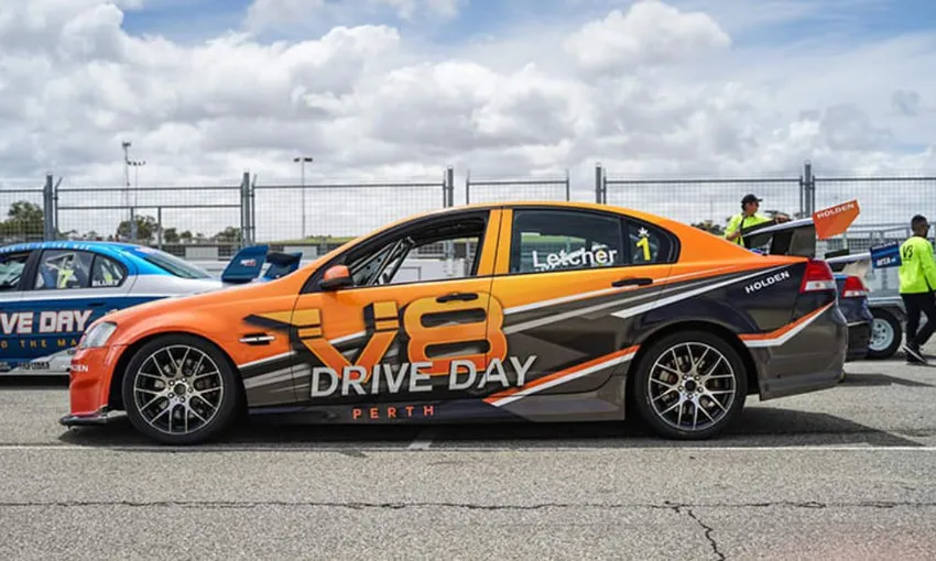 V8 Race Car 11 Lap Combo Ride in Perth - 2 Hours | Experience Oz