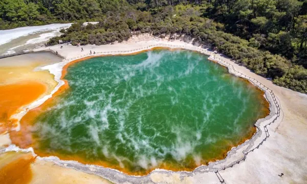 Hobbiton & Rotorua with Wai-O-Tapu Tour from Auckland