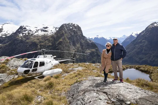 Milford Sound Helicopter Flight with Landings & Transfers