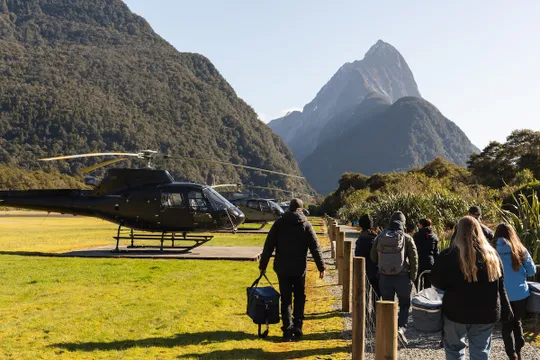 Milford Sound Helicopter Flight with Landings & Transfers
