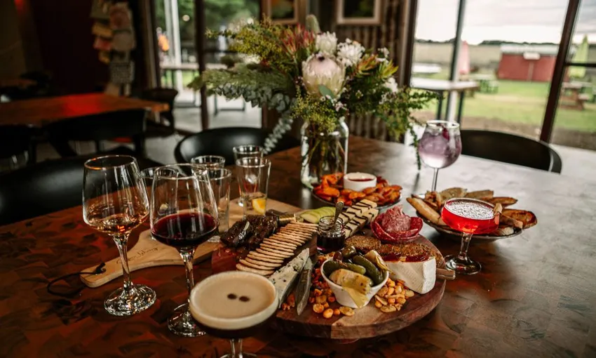 Wine Tasting, Distillery & Grazing Board - For 2 | Experience Oz