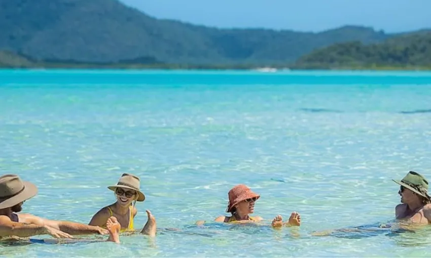 Whitehaven Beach and Hill Inlet Chill and Grill ex Port of Airlie | Experience OZ