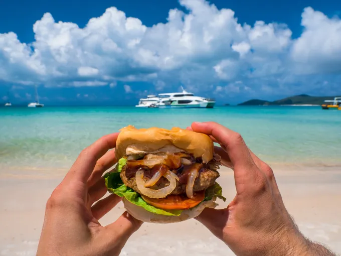 Whitehaven Beach and Hill Inlet Chill and Grill ex Port of Airlie | Experience OZ