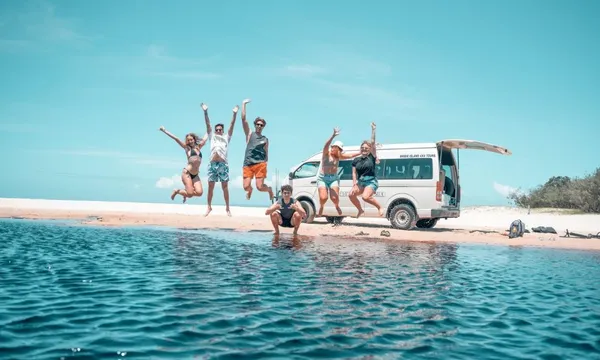 Bribie Island Full Day Beach Adventure from Brisbane