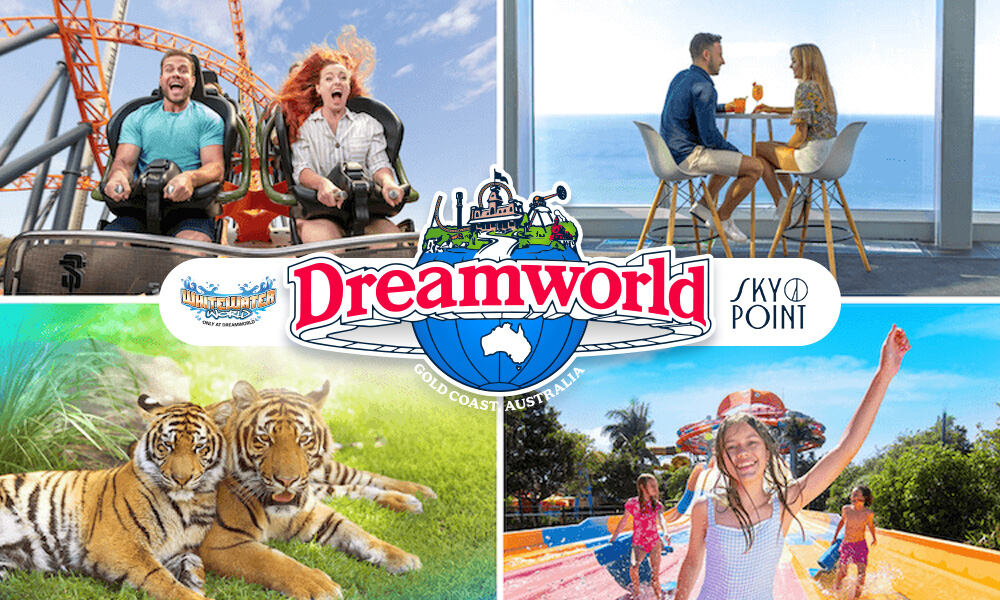 Dreamworld, WhiteWater World & SkyPoint, 5 Days - Gold Coast