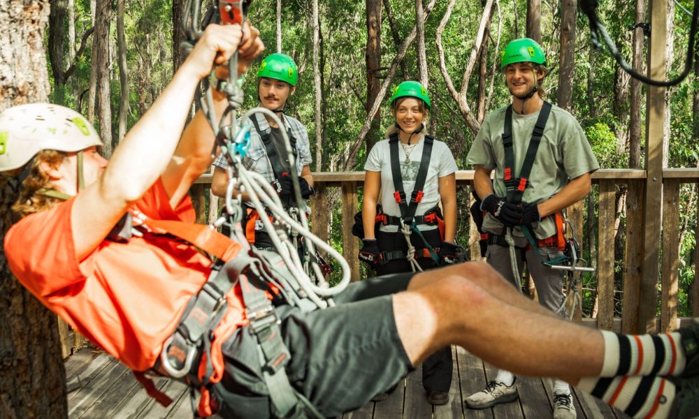 Mount Tamborine Adrenaline Pass - High Ropes Adventure and Canyon Flyer