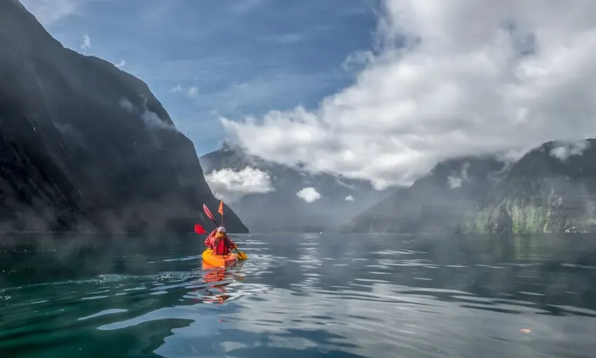Sunrise Waterfall Kayaking, Half Day - Milford Sound