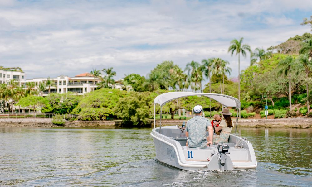 Electric Picnic Boat Hire, 3 Hours - Brisbane