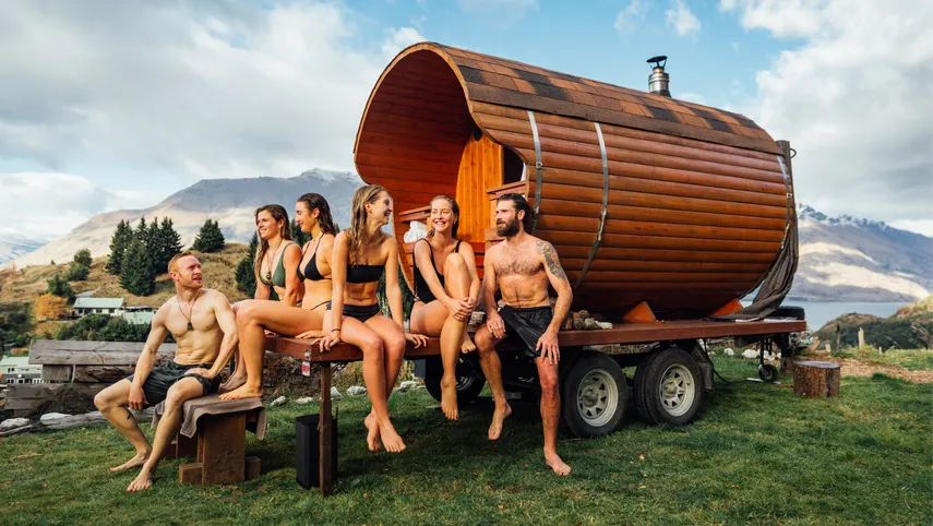 Private Queenstown Riverside Sauna & Cold Plunge Experience | Experience OZ + NZ