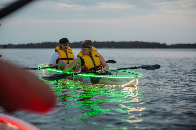 Lake Macquarie Illuminated Kayak Tour - 2 Hours | Experience Oz