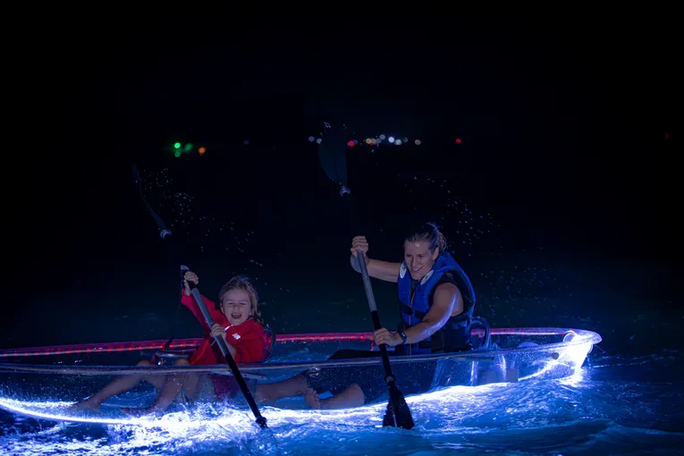 Lake Macquarie Illuminated Kayak Tour - 2 Hours | Experience Oz