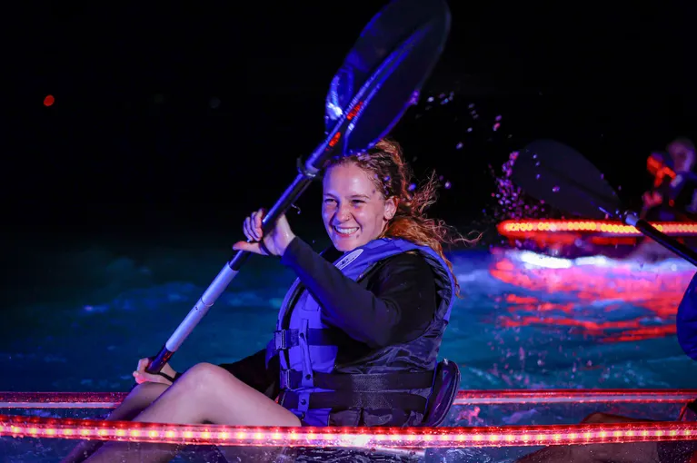 Lake Macquarie Illuminated Kayak Tour - 2 Hours | Experience Oz