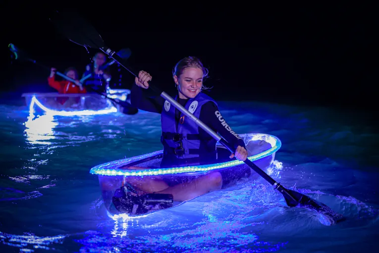Illuminated Night Kayak Tour, 2 Hours - Lake Macquarie