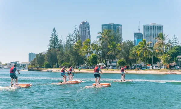 Surfers Paradise Waterbike Hire with Drink - 1 Hour